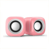NJJOWRQ Computer Speaker for Laptop PC Subwoofer Wired Music Player Audio Speakers Deep Bass Sound Loudspeaker(D)