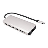 Yosoo Health Gear Laptop Docking Station Triple Display 4K 60Hz USB C Hub