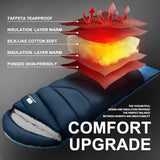 TANSTRIDER Sleeping Bags for Adults Cold Weather,3-4 Season 4lb Lightweight Sleeping Bag for Kids Girls Boys with Compression Sack,Camping Essentials Gear, Hiking,Travel,Backpacking,Outdoor & Indoor