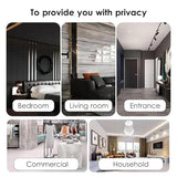 Urinal Divider Privacy Screen,Durable Black Tempered Glass Urinal Dividers