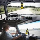 UAYESOK Adjustable Handheld Radio Mount, Walkie-Talkie, Speaker Mic Holder (Screw Hole+3M Adhesive Back Installation)
