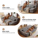 Sofa Bed, Sleeper Couch with Adjustable Backrest, Ideal for Modern Living Rooms