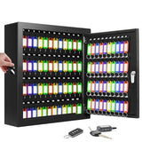 Nebakne 100 Keys Key Cabinet, Anti-Theft Key Lock Box with Key Tags