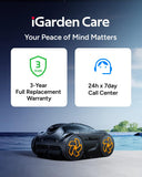 iGarden Pool Cleaner K Series, 6H Cordless Robotic Pool Vacuum for Inground & Above Ground Pools, AI Timer, Smart Navigation, Floor, Walls&Waterline Scrubber, Touchscreen, Auto-Parking