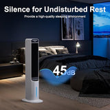 Windowless Portable Air Conditioner, 32 Inch Cooling Fans that Blow Cold Air, 3-in-1 Tower Fan with Remote, 3 Speeds, 120° Oscillation Swamp Cooler, 12H Timer Evaporative Cooler for Bedroom Indoor Use