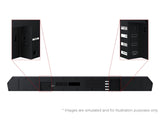 Samsung HW-Q600F Soundbar 3.1.2ch Dolby Atmos with Wireless Subwoofer, DTS Virtual:X, Q-Symphony, HDMI eARC, Bluetooth Sound Bar for TV Home Theater