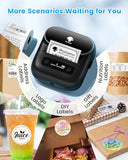 Phomemo Label Maker, M220 Thermal Label Printer, 80mm Portable Bluetooth Barcode Printer