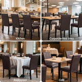CHUN YI Dining Chairs Set of 8, Faux Leather Dining Room Chairs
