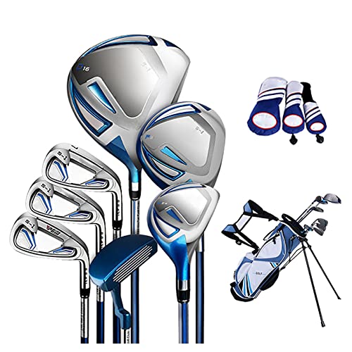 YDBMY Complete Golf Club Set for Children Kids, Beginner's Golf Training Set, Boys Right Hand Golf Clubs Set with Bag, 135