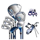 YDBMY Complete Golf Club Set for Children Kids, Beginner's Golf Training Set, Boys Right Hand Golf Clubs Set with Bag, 135