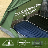 JAICOM 2 Person Camping Tent - Lightweight Backpacking Tent, Waterproof Windproof Easy Setup Hiking Tent, Suitable for Outdoor, Family, Camping, Hunting, Mountaineering Travel