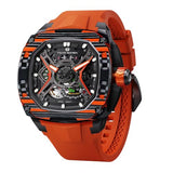 TSAR BOMBA Mens Automatic Watches Luxury Skeleton Mechanical Wristwatch for Men