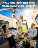 FanttikOutdoor Zeta C6 Pro Camping Tent & FanttikOutdoor Beta C6 Apex SUV Tent
