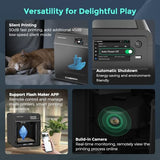 FLASHFORGE AD5M Pro 3D Printer 600mm/s High Speed & Precision, Full-Auto Calibration with 0.4&0.6mm Nozzle Bundle