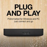 Seagate Portable 2TB External Hard Drive HDD — USB 3.0 for PC, Mac, PlayStation