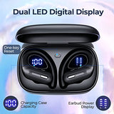 Active Noise Cancelling Ear Buds Wireless Earbuds 90 Hrs Playtime Bluetooth Headphones with Hi-Res Stereo