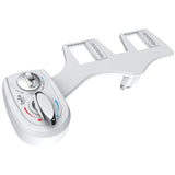 imio BD186 Bidet Attachment, Hot and Cold Water Bidet, Dual Nozzle, Self-Cleaning, Adjustable Water Pressure