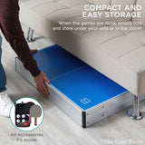 Best Choice Products 6x3ft Portable Ping Pong Table, Mid-Size Folding Indoor Outdoor Table Tennis w/ 2 Paddles, 4 Balls Included, Carrying Bag - Black