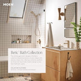 Moen Beric Bronzed Gold Single Handle Modern Tub and Shower Faucet with Handshower, Valve Included, 82775BZG