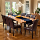 CHUN YI Dining Chairs Set of 8, Faux Leather Dining Room Chairs