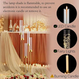 20PCS Gold Floor Candelabra