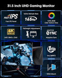 KTC 32 Inch 4K Gaming Monitor, 165Hz UHD Monitor, Fast IPS 3000:1, H32P22P