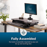 VariDesk Essential 36 - Two-Tier Standing Desk Converter for Monitor & Accessories
