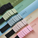 Ankle Weights for Women Men Adjustable 1LB Wrist Weights Bracelet Set of 2 for Home Gym Weighted Bangles Wristbands Leg Arm Weights, Pink