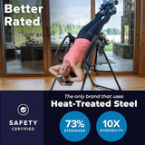 Teeter FitSpine X3 Inversion Table, Deluxe EZ-Reach Ankle System, Back Pain Relief Kit, FDA-Registered (X3A2)