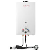 GASLAND 16L Propane Tankless Water Heater, 110,000 BTU Instant Hot Water System, 4.22 GPM High Flow Gas Heater with Digital Display for Tiny House, Mobile Home, RV, Cabin & Outdoor Use