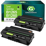 GREENBOX Compatible 1260 High Yield Black Toner Cartridge Replacement for Dell
