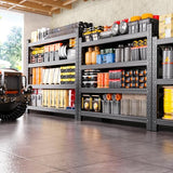 4 Set 5000LBS Heavy Duty Storage Shelves, Adjustable Garage Shelving Unit