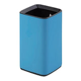Trash Bin Kitchen 3.1 Gallon Square Garbage Can, Open Top Metal Design with Removable Liner for Office, Living Room, Hotel and Commercial Use