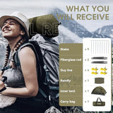 JAICOM 2 Person Camping Tent - Lightweight Backpacking Tent, Waterproof Windproof Easy Setup Hiking Tent, Suitable for Outdoor, Family, Camping, Hunting, Mountaineering Travel