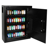 Electronic 40 Keys Cabinet Wall Mount, Digital Key Safe Lock Box, Large Security Lockbox for House Key