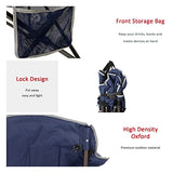 SUNNYFEEL Oversized Camping Chair Heavy Duty Folding Moon Chair Large Sofa Chair for Adults 500 LBS Portable Camp Lawn Chair with Storage Bag for Beach, Trip, Lawn, Outdoor Camp for Adults & Carry Bag