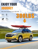 KINGGERI 300lbs Roof Rack Cross Bars Compatible with 2025 2026 Subaru Forester Sport/Touring Hybrid (Not for Raised Rails), Lockable Heavy Duty Aluminum Roof Rails Crossbars Kayak Luggage Accessories