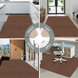 Tile Floor, 48"x36" Computer Gaming Rolling Chair Mat Anti-Slip Washable Noise Reduction Protect Floors