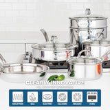 Viking Artisan 3-Ply Stainless Steel 11-Piece Cookware Set