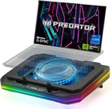 Gaming Laptop,Cooler with Ultra Powerful Booster Turbo Cooling Fan,RGB Light,Touch Start
