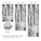 Tritard Upgrade Non Slip Kitchen Rugs Sets of 3 Washable Kitchen Mats for Floor Abstract Kitchen Runner Rug Ultra Soft Floor Mat Set Kitchen Carpet Rugs for Hallway, Laundry, Entryway, Office, Grey