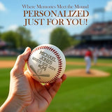 Personalized Baseball Ball with Custom Name, Engraved Ball, Personalized Baseball Gifts for Team, Coach, Player, Senior, Custom Name Award Trophy, Engraved Gift Thank You Coach