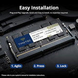 Timetec 32GB KIT (2x16GB) DDR4 2666MHz (PC4-2666V) PC4-21300 SODIMM Laptop RAM