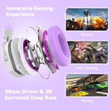 Stereo Wired Noise Cancelling Headphones with Microphone for Computer, Laptop, Mac, Nintendo, Games