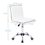 Furmax Vanity Office Desk Chair with Wheels