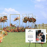 Tall Display Easel Stand for Wedding Sign Poster, Foldable and Adjustable