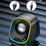 NJJOWRQ Computer Speaker for Laptop PC Phones Subwoofer Music Player Audio Speakers Deep Bass