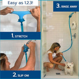 Shower Hose: Slip-On, No-Install Attachment for Shower Cleaning, Babies Rinseroo