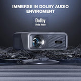 [Now with Netflix & 4000 ANSI] 4K Projector with WiFi and Bluetooth