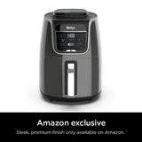 Ninja XL Air Fryer | 5.5 QT Capacity fits 3lbs of Wings | 5-in-1 Air Fry, Roast, Bake, Reheat & Dehydrate | 400°F Max Temp | 1750 Watts | With Dishwasher Safe Parts & Recipe Guide | Grey | AF150AMZ
